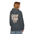 God Is Within Her Hoodie  Inspirational Psalm 46:5 Women's Faith Pullover