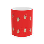 Holiday Ceramic Mug, Christmas Coffee Mug