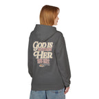 God Is Within Her Hoodie  Inspirational Psalm 46:5 Women's Faith Pullover
