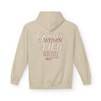 God Is Within Her Hoodie  Inspirational Psalm 46:5 Women's Faith Pullover