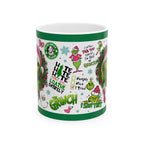 Ceramic Mug, Holiday Coffee Mug