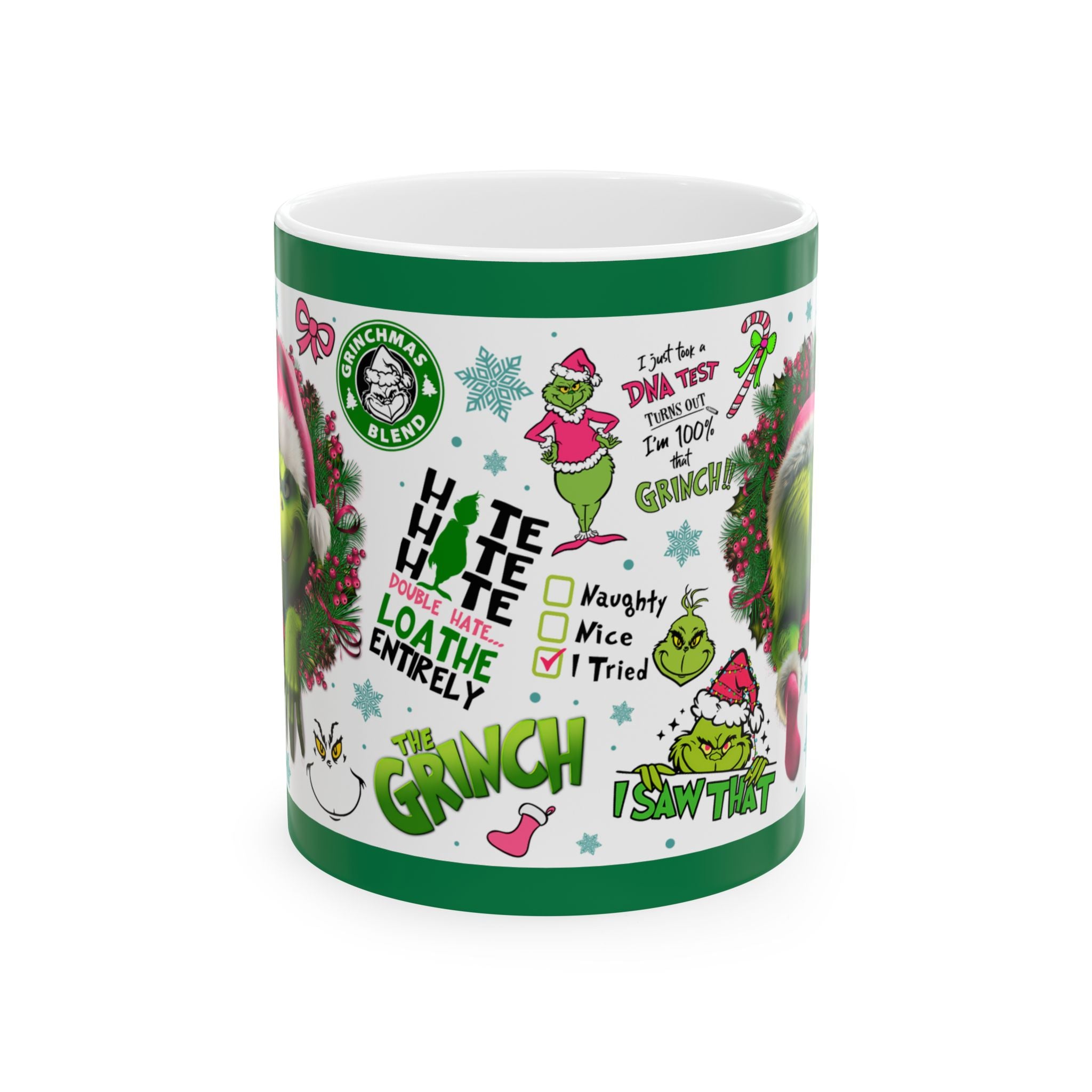 Ceramic Mug, Holiday Coffee Mug