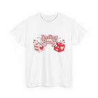 Feeling Lucky Dice T-Shirt  Cute Valentine’s Day Graphic Tee