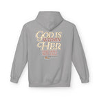 God Is Within Her Hoodie  Inspirational Psalm 46:5 Women's Faith Pullover