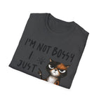 Cat T‑Shirt "I’m Not Bossy I Just Have Better Ideas" Funny Graphic Tee