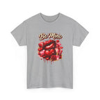 Be Mine Valentine T‑Shirt — Romantic Heart & Rose Graphic Tee