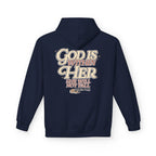 God Is Within Her Hoodie  Inspirational Psalm 46:5 Women's Faith Pullover