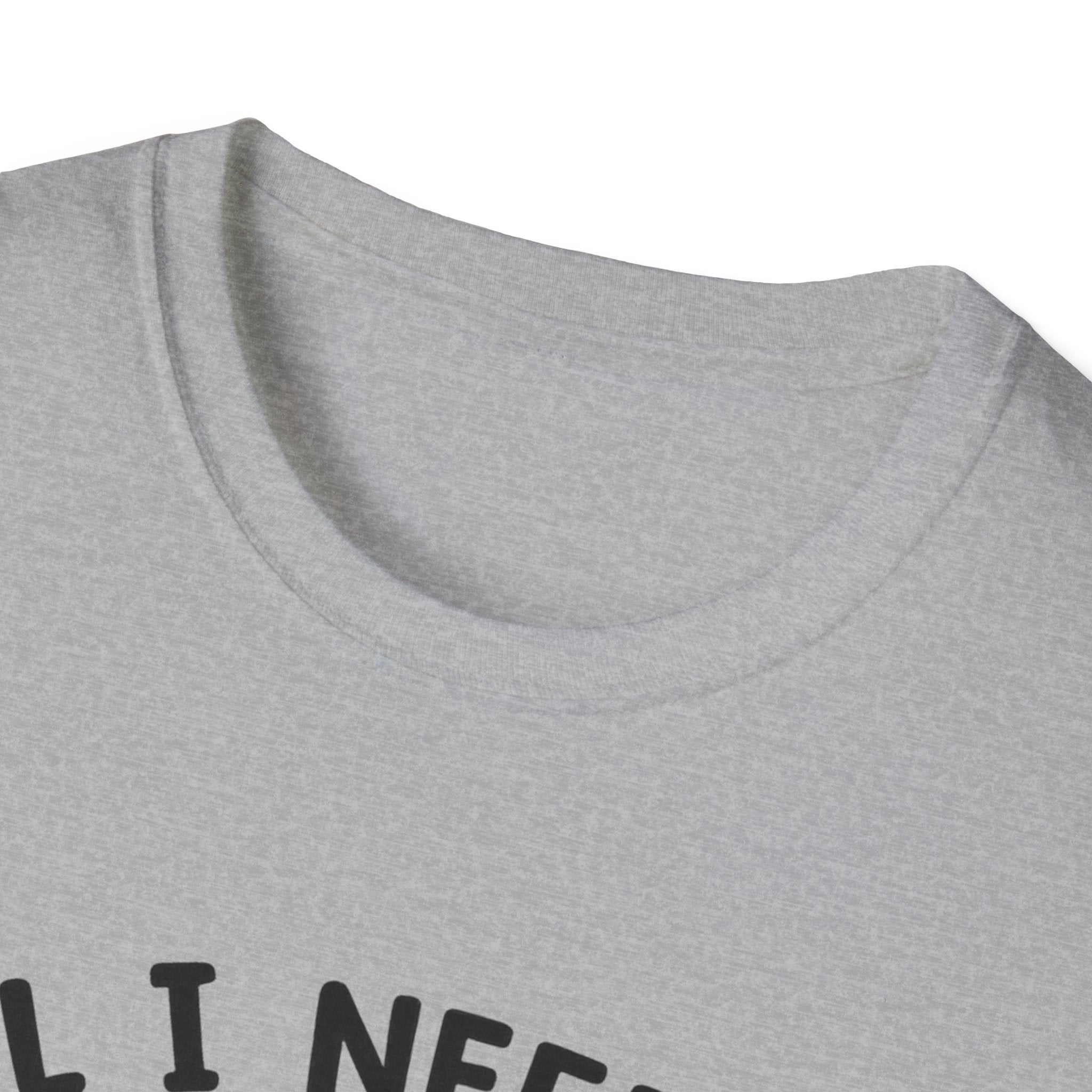 All I Need Is Love and a Cat T‑Shirt Cute Cat Lover Tee ("Or Two Or Five")