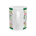 Ceramic Mug, Holiday Coffee Mug