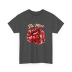 Be Mine Valentine T‑Shirt — Romantic Heart & Rose Graphic Tee