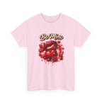 Be Mine Valentine T‑Shirt — Romantic Heart & Rose Graphic Tee